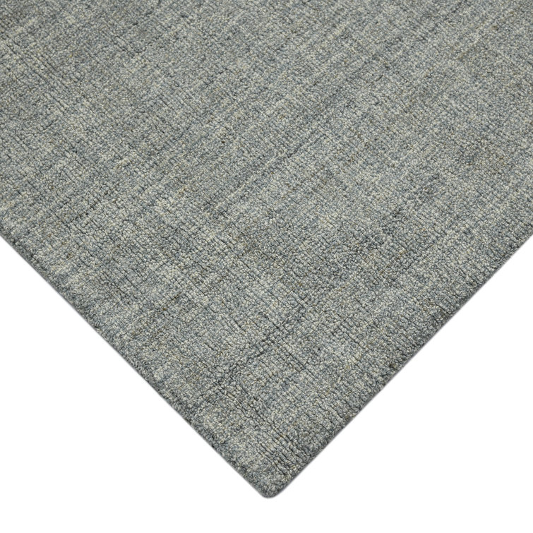 Hand-Tufted Elegance Wool Area Rug in Light Blue, 7'6" x 9'6"