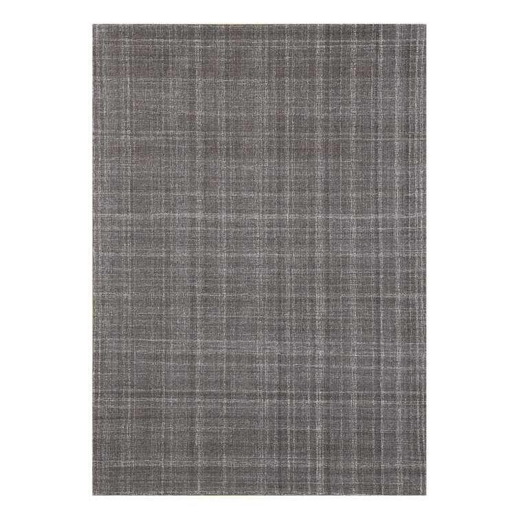 Graphite Hand-Tufted Wool Rectangular Area Rug