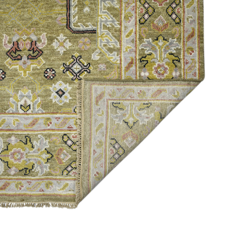 Bristol Gold Hand-Knotted Wool Area Rug 8' x 10'