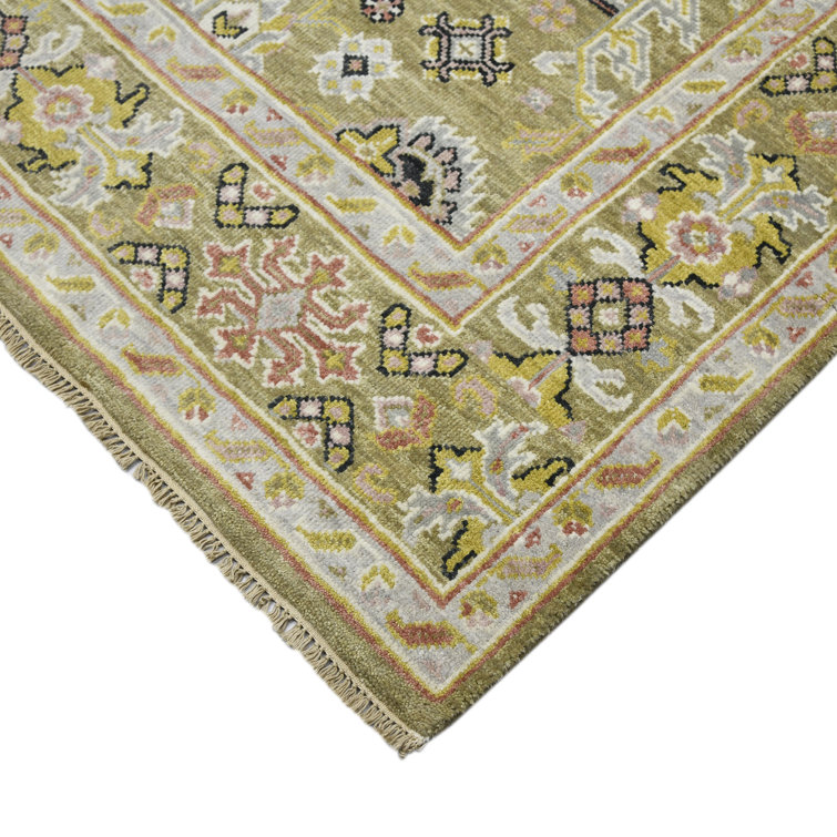 Bristol Gold Hand-Knotted Wool Area Rug 8' x 10'