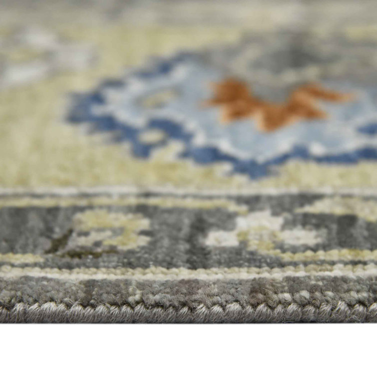 Hand-Knotted Classic Blue Wool Area Rug 2' x 3'
