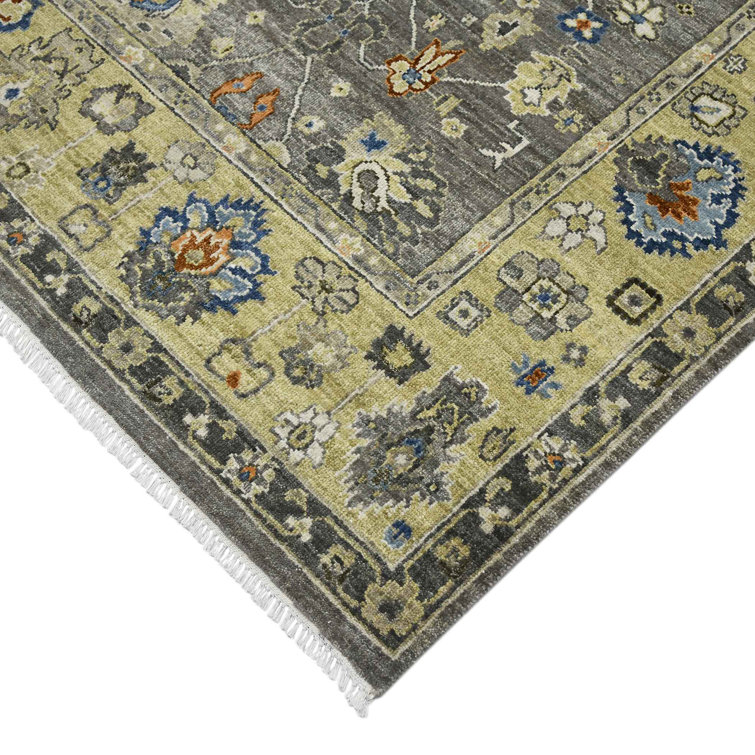 Hand-Knotted Classic Blue Wool Area Rug 2' x 3'
