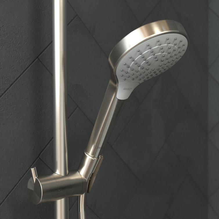Brushed Nickel Multi-Function Handheld Shower Head