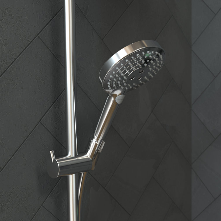Polished Nickel Modern Handheld Shower Head with Multi-Jet