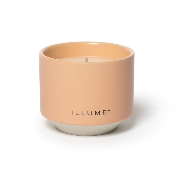 Paloma Petal Pink Matte Ceramic Scented Soy Candle