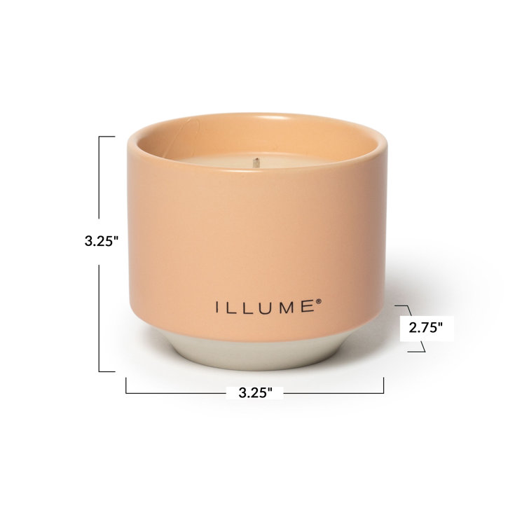 Paloma Petal Pink Matte Ceramic Scented Soy Candle
