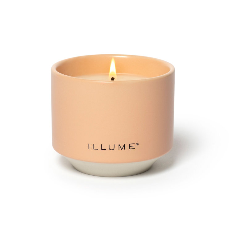 Paloma Petal Pink Matte Ceramic Scented Soy Candle