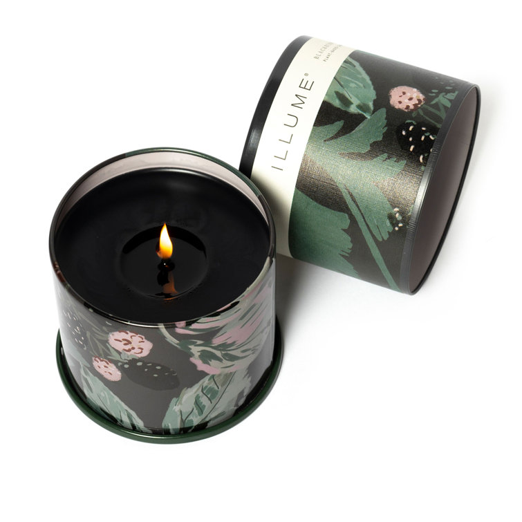Blackberry Absinthe Soy Scented Candle in Amber Jar