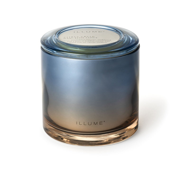 Blue Glass Citrus Crush Scented Candle