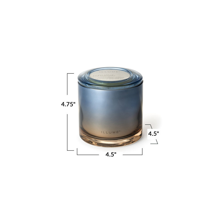 Blue Glass Citrus Crush Scented Candle