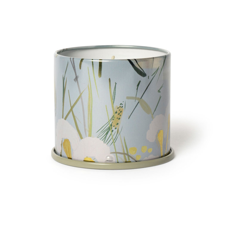 Blue Fresh Sea Salt Scented Tin Jar Candle