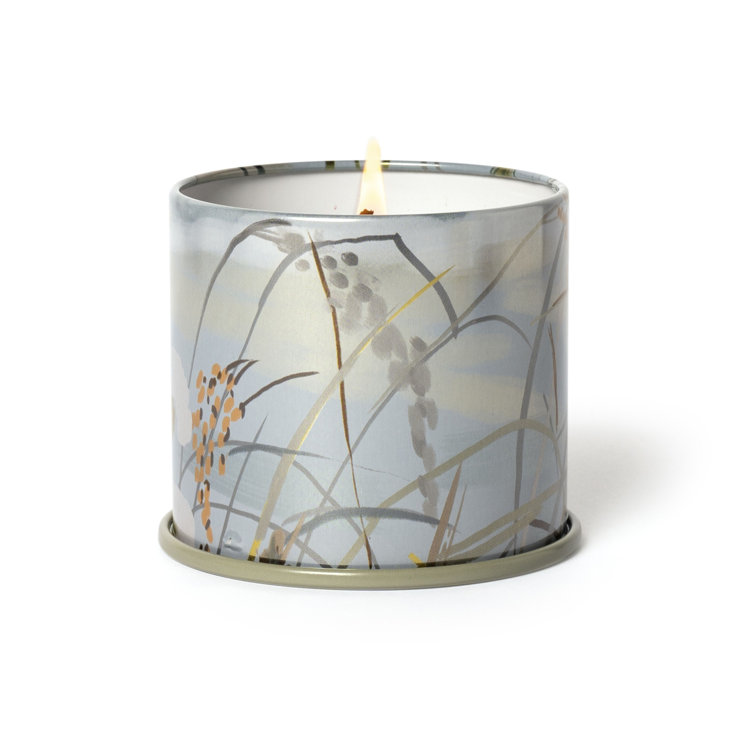 Blue Fresh Sea Salt Scented Tin Jar Candle
