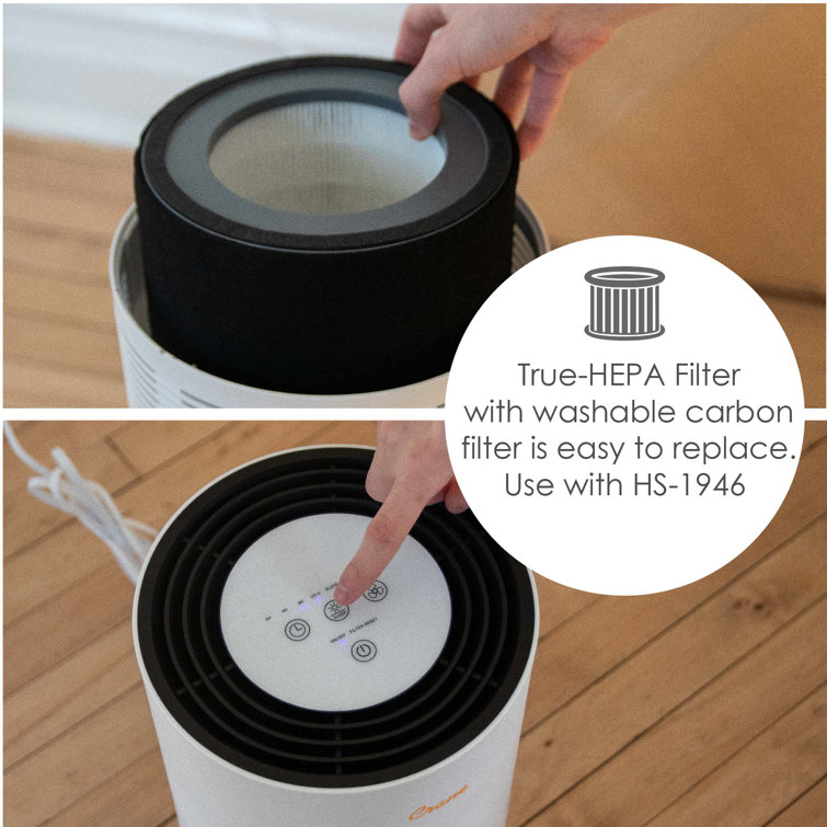 White Tower Air Purifier with HEPA and UV Light