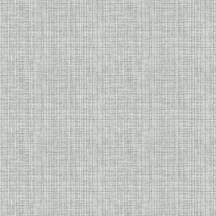 Kantera Turquoise Fabric Texture Non-Pasted Wallpaper