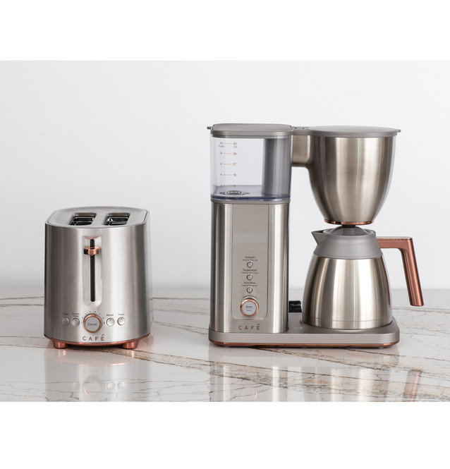 Stainless Steel 10-Cup Programmable Drip Coffee Maker with Grinder