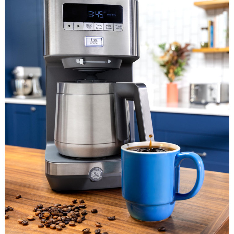 Stainless Steel 10-Cup Drip Coffee Maker with Thermal Carafe