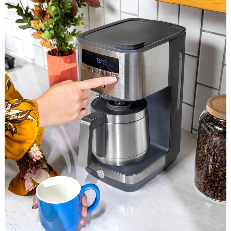 Stainless Steel 10-Cup Drip Coffee Maker with Thermal Carafe