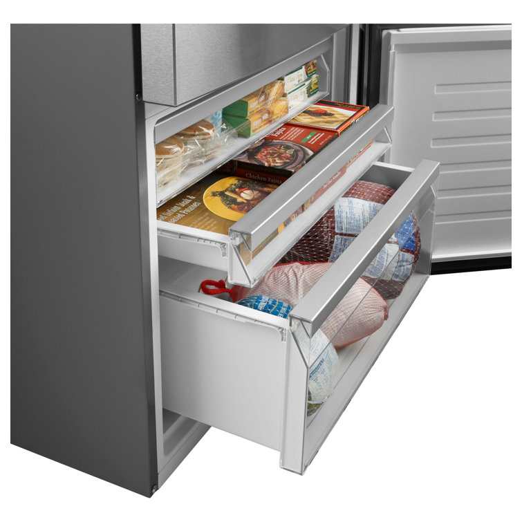 Stainless Steel 17.7 cu. ft. Bottom Freezer Smart Refrigerator