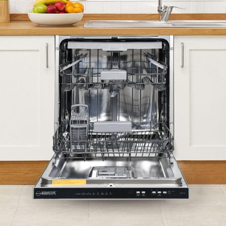 24" Stainless Steel Top Control Built-In Dishwasher with Third Rack