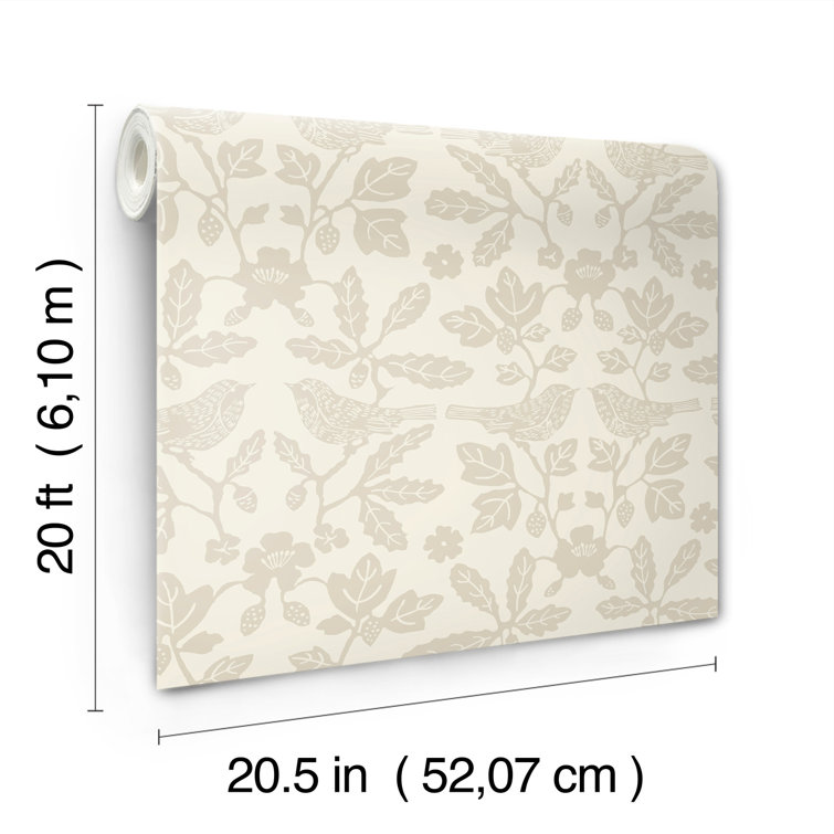 Wicker Beige Vinyl Peel and Stick Wallpaper