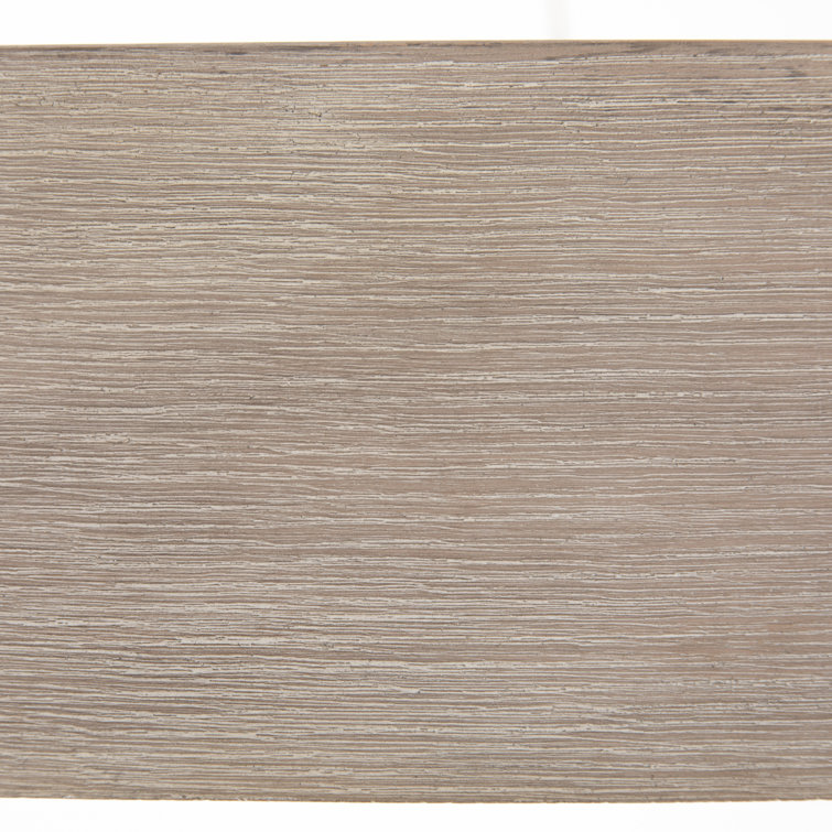 Contemporary Bronze Oak Veneer LED Chandelier 33"