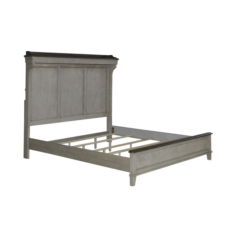 White Pine and Alder 3-Piece King Mantle Bedroom Set