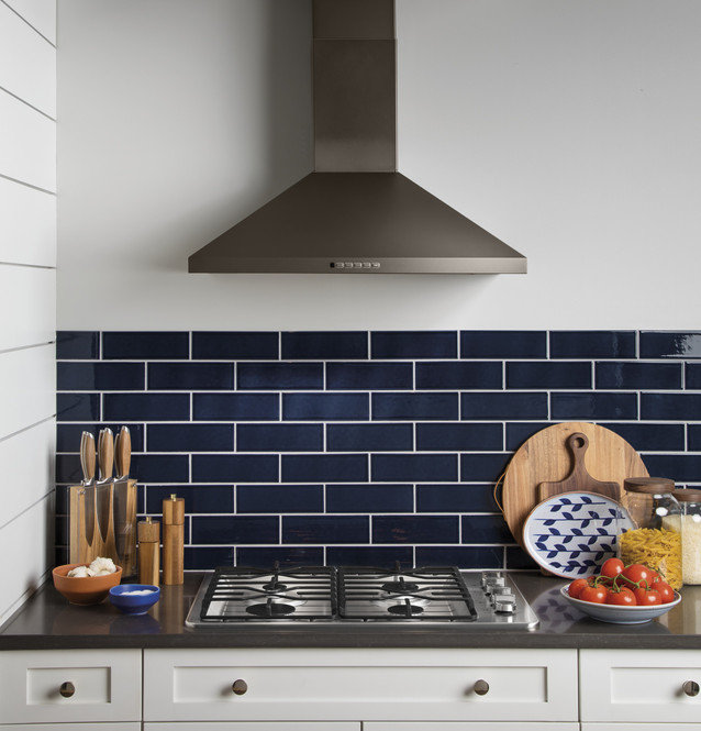 30" Slate Convertible Wall Mount Range Hood with Night Light