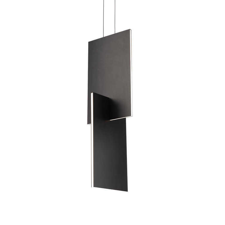 Amari Black Aluminum LED Indoor/Outdoor Pendant Light