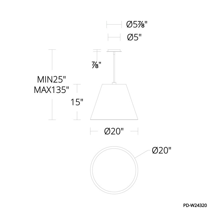 Myla Black LED Indoor/Outdoor Pendant with Etched Glass Diffuser