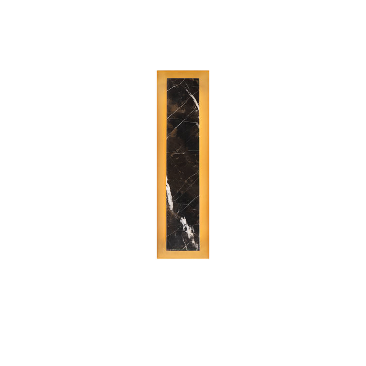 Zurich Black Aged Brass Dimmable LED Wall Sconce