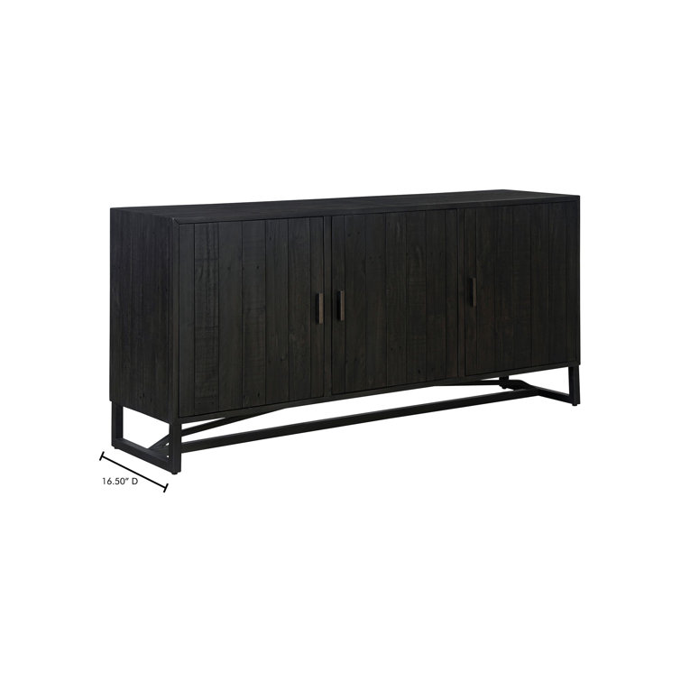 Rothwell 68" Reclaimed Pine Wood Transitional Sideboard