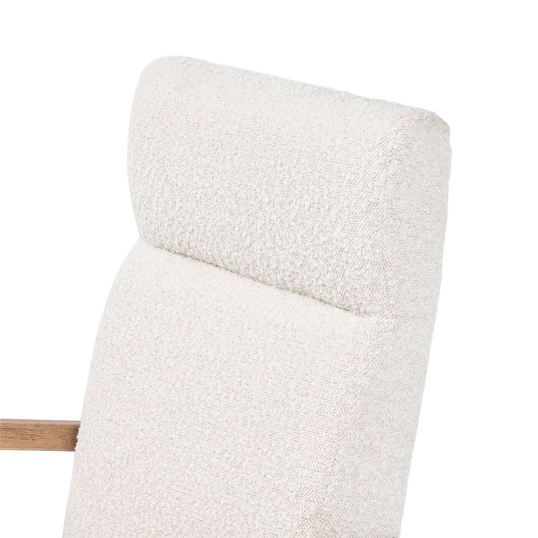 Bryson High-Back Knoll Natural Swivel Task Chair in White