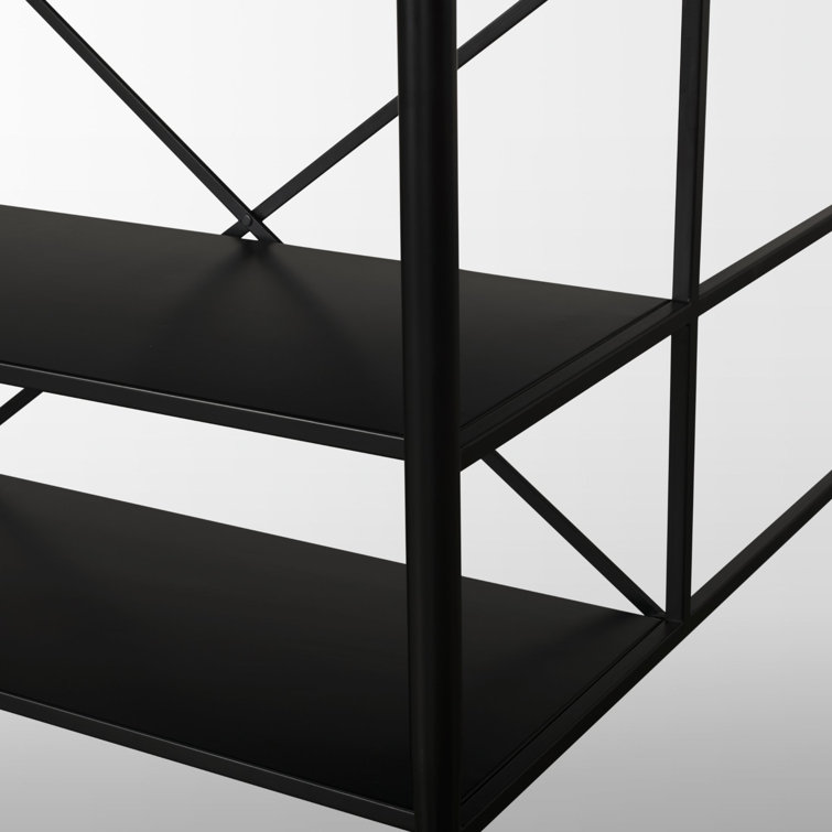 Mya White Marble Top Black Iron Kitchen Island
