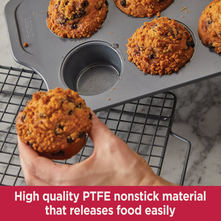 10-Piece Silver Nonstick Steel Bakeware Set