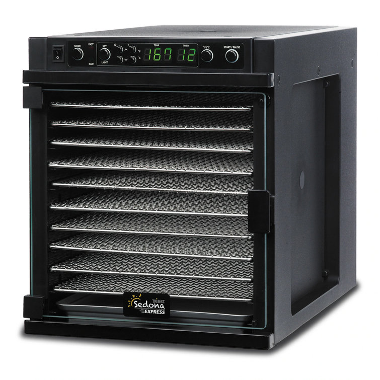 Sedona Express 11-Tray Black Stainless Steel Food Dehydrator