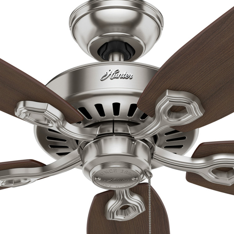 52" Brushed Nickel Ceiling Fan with Reversible Blades