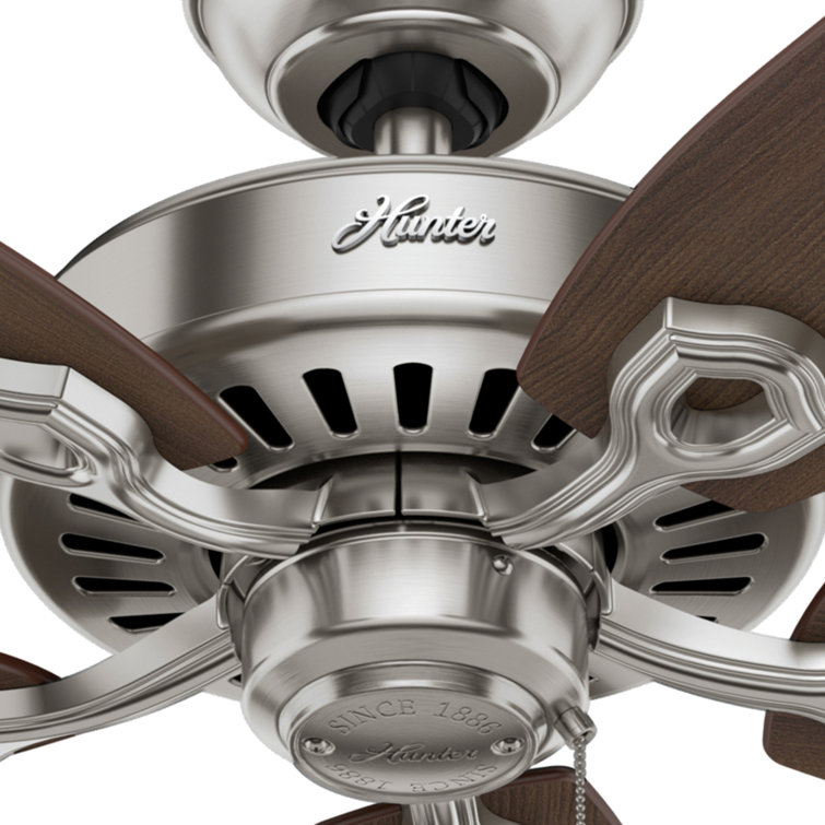52" Brushed Nickel Ceiling Fan with Reversible Blades