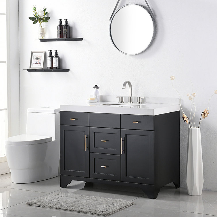 Brushed Nickel 2-Handle Widespread Bathroom Faucet with Drain Assembly