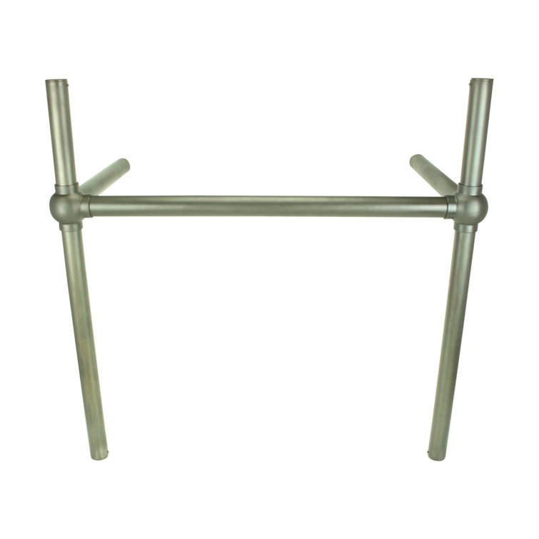 Industrial Copper Console Sink Base with Nickel Finish