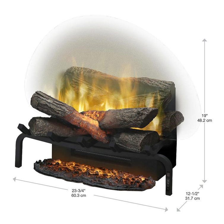 Dimplex 23.75" Traditional Electric Fireplace Log Insert Heater