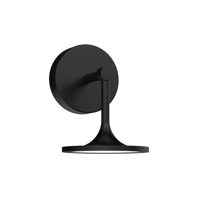 Matte Black Single Light Dimmable Metal Sconce