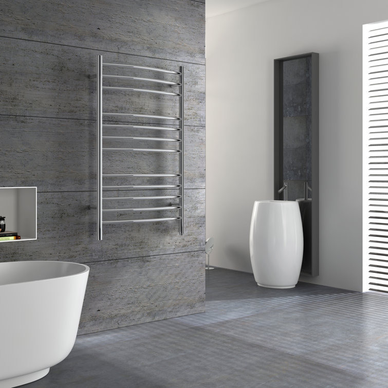 Brushed Stainless Steel Wall Mounted Towel Warmer