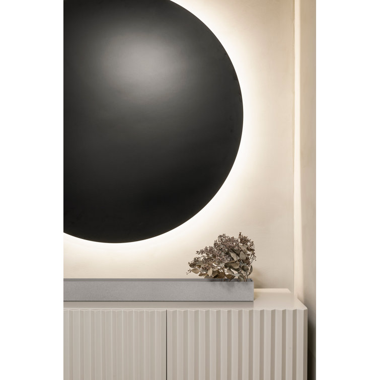 Gray Long Plastic-Stone Composite Indoor/Outdoor Planter Box Set