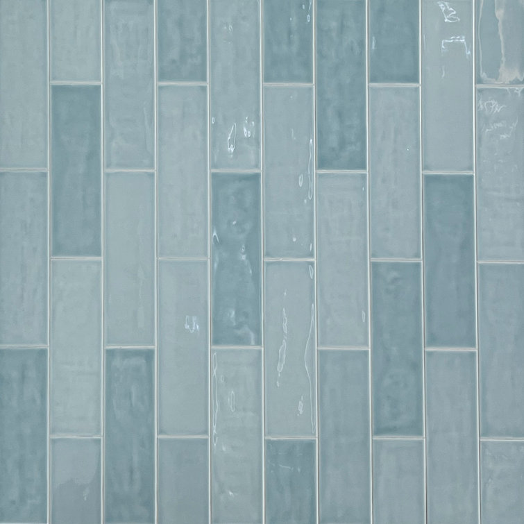 Bedouin Green Glossy Ceramic Subway Wall Tile