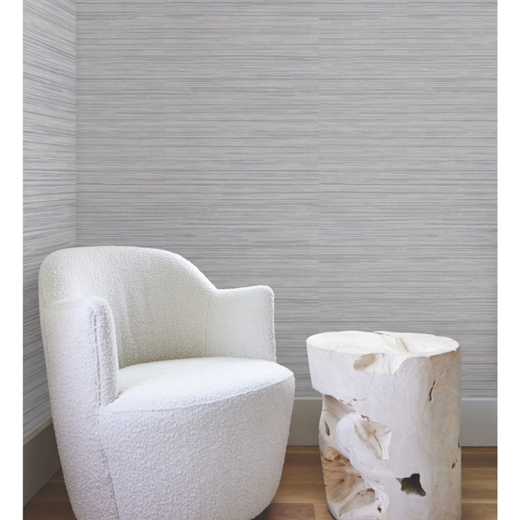 Linen Brown Non-Pasted Washable Wallpaper Roll