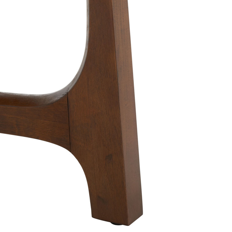 Burk 76" Medium Oak Rectangular Trestle Dining Table