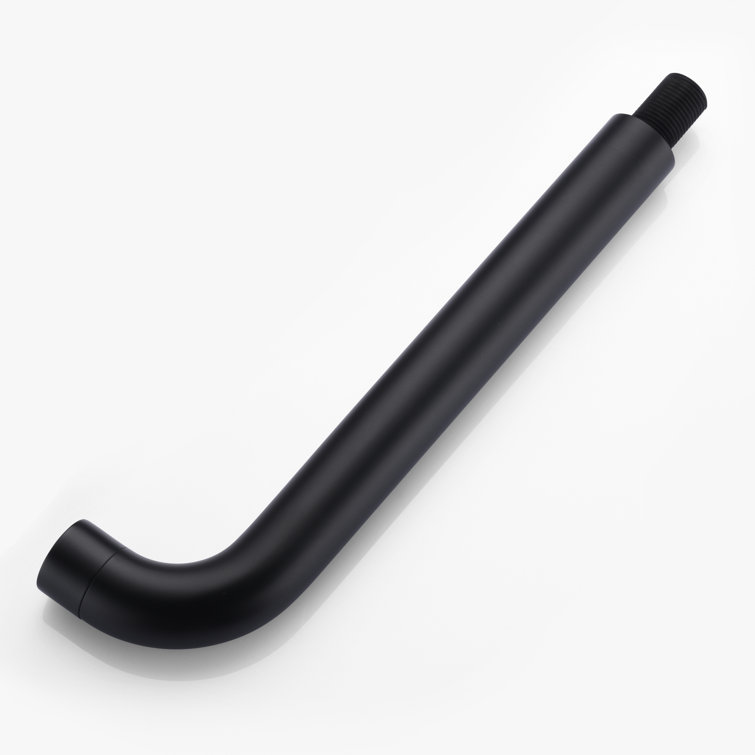 Matte Black Solid Brass High Flow Wall-Mount Tub Filler with Dual Lever Handles