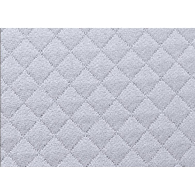King Tin Cotton Diamond Piqué Coverlet