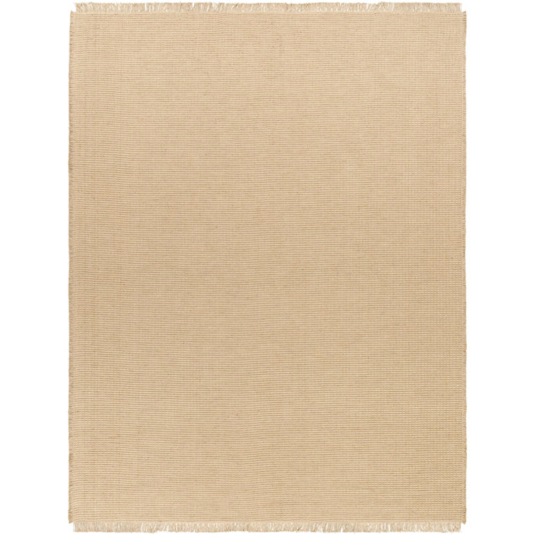 Natural Jute and Polypropylene Rectangular Area Rug, 7'10" x 10'