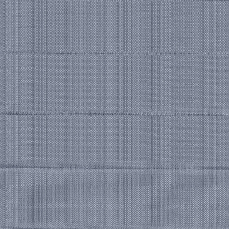 Gray Basketweave Cordless Room Darkening Roman Shade